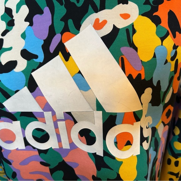 Adidas Originals Colorful Camo Crewneck Sweatshirt XL Streetwear Y2K Gorpcore - Picture 5 of 11